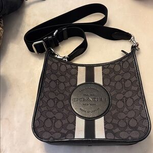 Coach Black and Brown Crossbody Bag